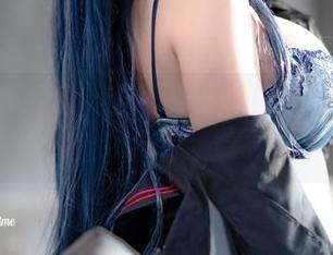 弥美Mime这魔法少女?她的黑猫在线,写真也太真实了吧